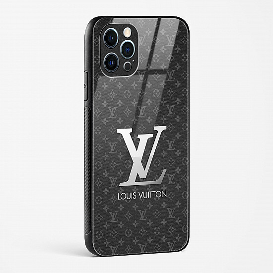 LOUIS VUITTON LV LOGO GRAY iPhone 12 Pro Case Cover