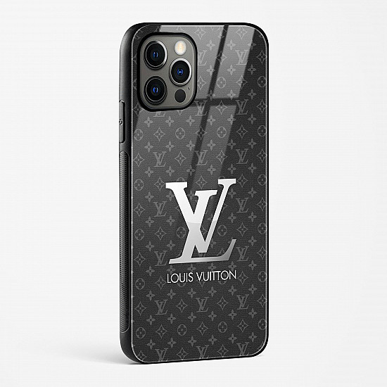 LOUIS VUITTON LV BLACK LOGO iPhone 15 Pro Case Cover
