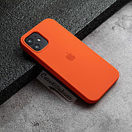 Orange Silicon Case For iPhone 12 mini