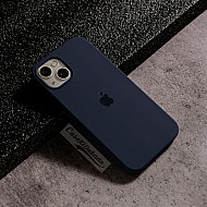 Dark Blue Silicon Case For iPhone 13