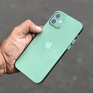 Bottle Green Slim Transparent Ultra Thin Case For iPhone 12 Pro