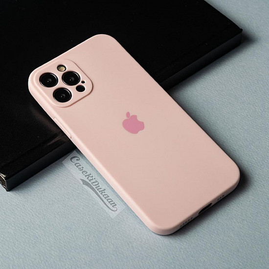 Buy Rubber Soft Case For Iphone 12 Pro Max Light Pink Color